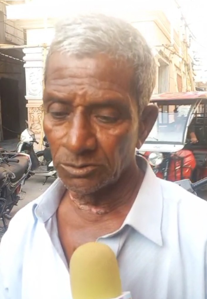 तेलीपारा में दिनदहाड़े ट्रक की रस्सी बनी फांसी का फंदा,बुजुर्ग की जान जाते जाते बची..