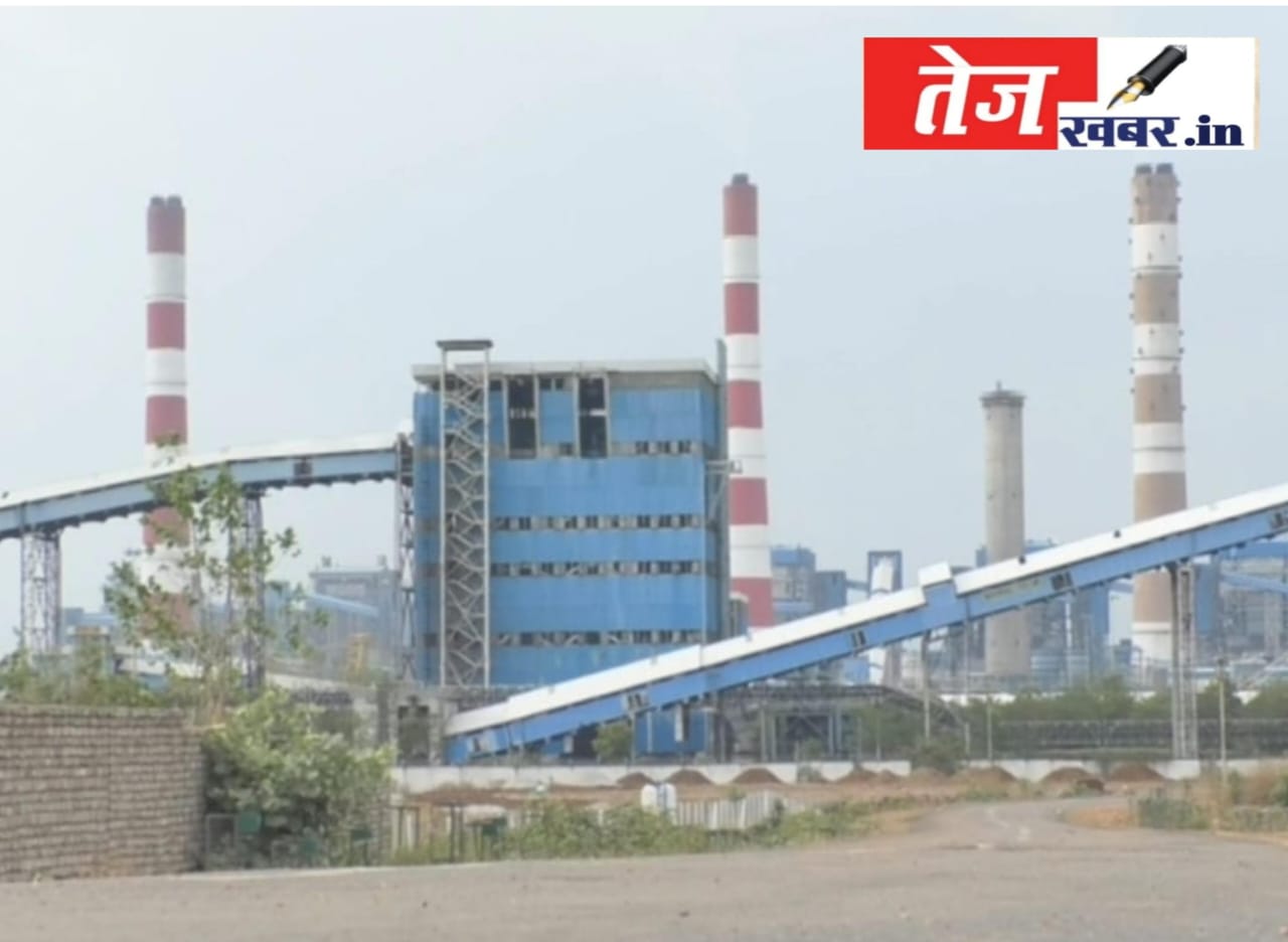 NTPC सीपत में बड़ा हादसा : 60 टन का ऐशटैंक गिरा !!