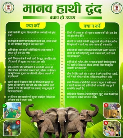 मुख्य वन संरक्षक ने किया जशपुर वन परिक्षेत्रों का निरीक्षण मानव-हाथी द्वंद रोकने सख्त निर्देश..