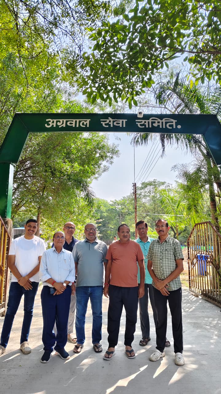 अग्रवाल सेवा समिति ने किया भारतीय नगर मुक्तिधाम का भव्य कायाकल्प..