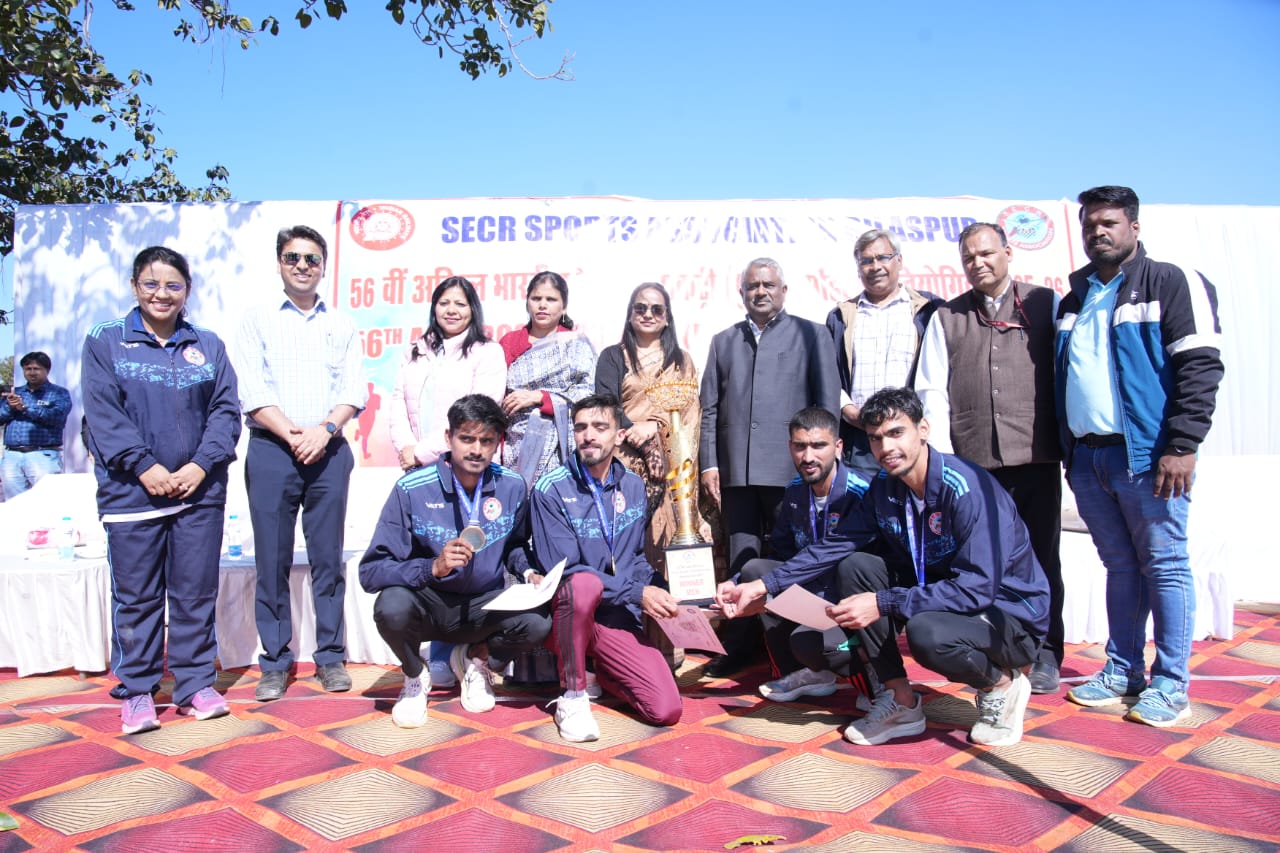 अमरकंटक में रेलवे क्रॉस कंट्री का सफल आयोजन ; पुरुष वर्ग में एसईसीआर, महिला वर्ग में एनईआर चैंपियन..