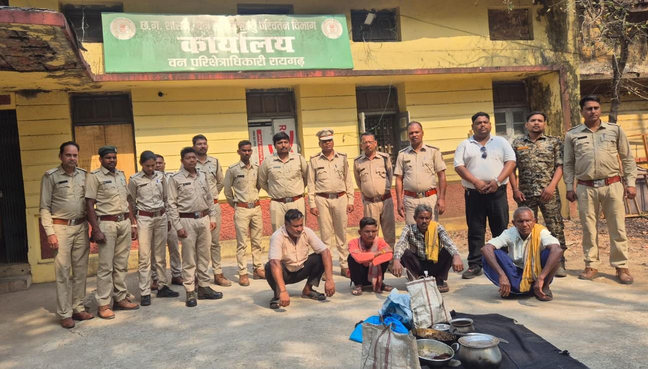 ग्राम देलारी में वन्य जीव का मांस पकाने का मामला उजागर, पांच आरोपी गिरफ्तार..