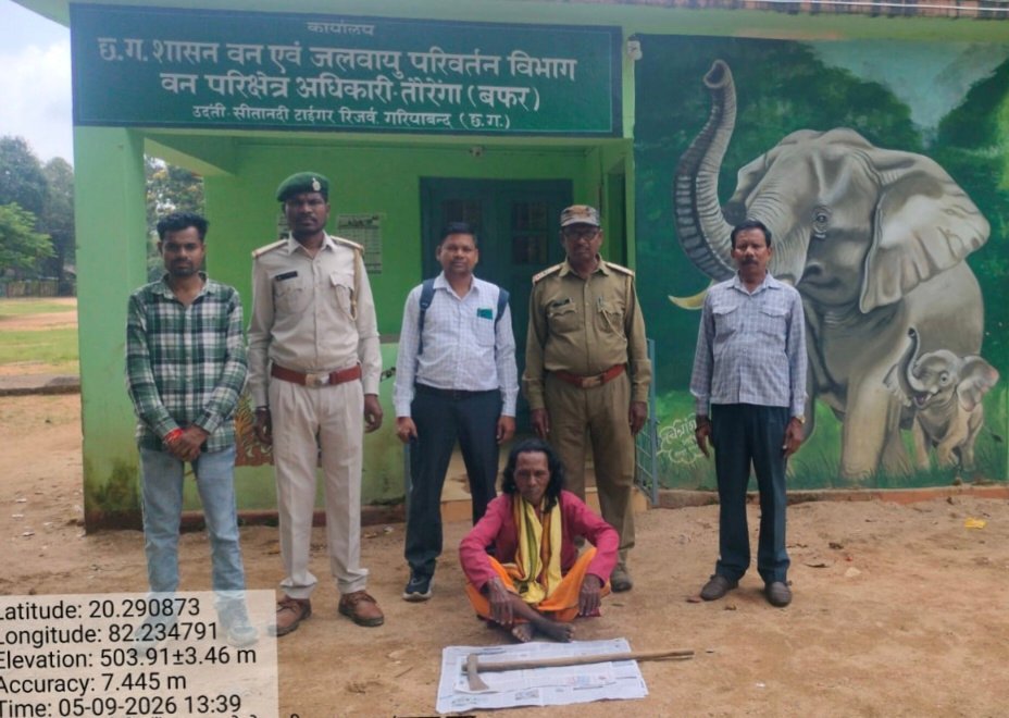 संरक्षित वन क्षेत्र में अतिक्रमण पर वन विभाग की सख्ती..